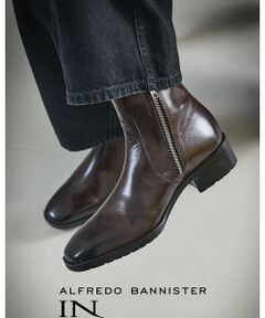 alfredoBANNISTER / アルフレッド・バニスター ブーツ（ショート丈） | スクエア サイドジップ ブーツ