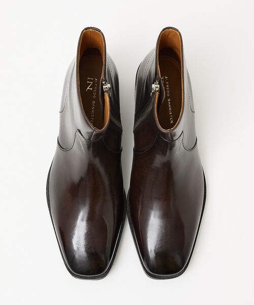 alfredoBANNISTER / アルフレッド・バニスター ブーツ（ショート丈） | スクエア サイドジップ ブーツ | 詳細13