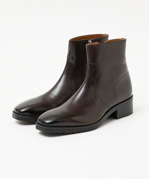 alfredoBANNISTER / アルフレッド・バニスター ブーツ（ショート丈） | スクエア サイドジップ ブーツ | 詳細16