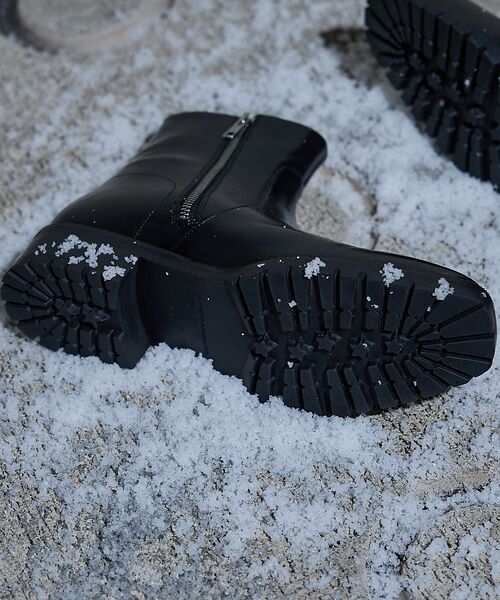 alfredoBANNISTER / アルフレッド・バニスター ブーツ（ショート丈） | スクエア サイドジップ ブーツ | 詳細23