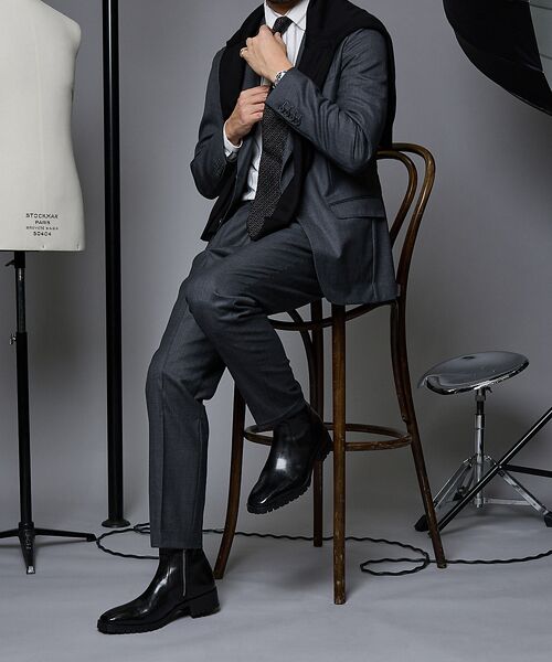 alfredoBANNISTER / アルフレッド・バニスター ブーツ（ショート丈） | スクエア サイドジップ ブーツ | 詳細24