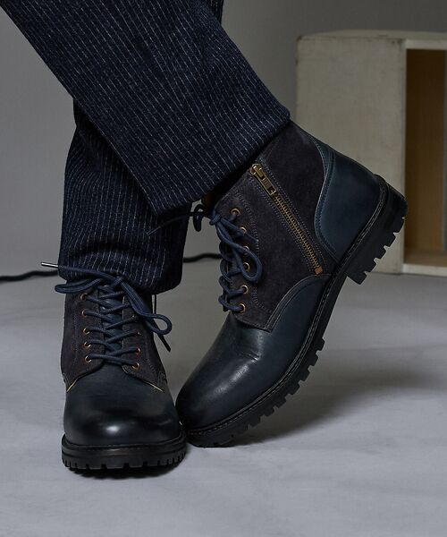 alfredoBANNISTER / アルフレッド・バニスター ブーツ（ショート丈） | タンクソール ダブルジップ ブーツ | 詳細16