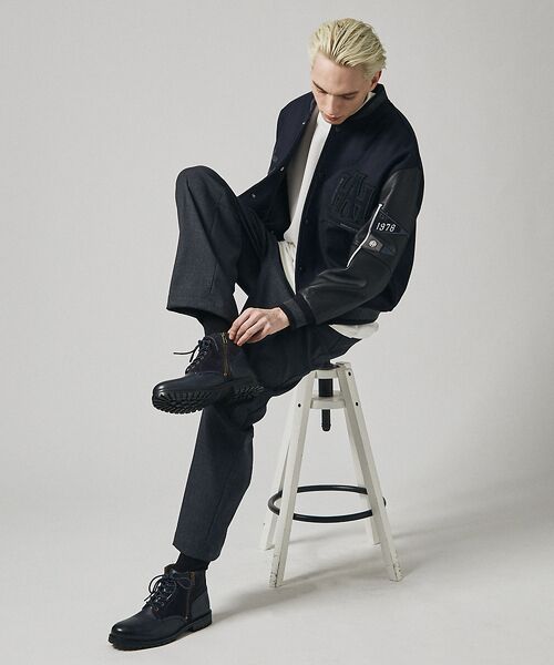 alfredoBANNISTER / アルフレッド・バニスター ブーツ（ショート丈） | タンクソール ダブルジップ ブーツ | 詳細18