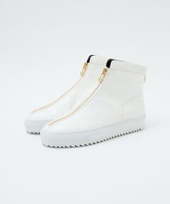 alfredoBANNISTER / アルフレッド・バニスター スニーカー | 【LEON別注】ダブルジップ 型押し スニーカー