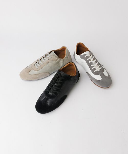 alfredoBANNISTER / アルフレッド・バニスター スニーカー | 【軽量】シャーリング レザースニーカー【予約】 | 詳細22