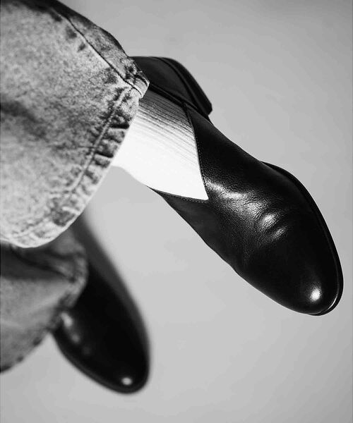alfredoBANNISTER / アルフレッド・バニスター シューズ | 【26S/S】Vカット レザー スリッポン シューズ | 詳細16
