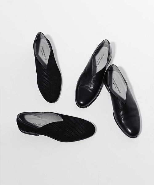 alfredoBANNISTER / アルフレッド・バニスター シューズ | 【26S/S】Vカット レザー スリッポン シューズ | 詳細22