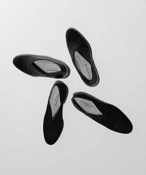 alfredoBANNISTER / アルフレッド・バニスター シューズ | 【26S/S】Vカット レザー スリッポン シューズ | 詳細23