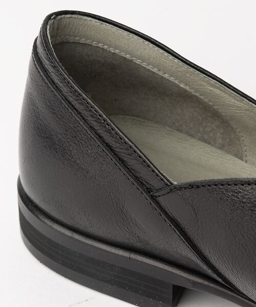 alfredoBANNISTER / アルフレッド・バニスター シューズ | 【26S/S】Vカット レザー スリッポン シューズ【予約】 | 詳細6