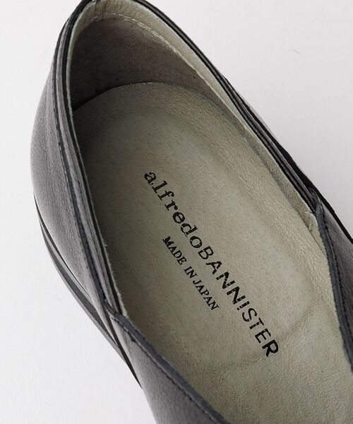 alfredoBANNISTER / アルフレッド・バニスター シューズ | 【26S/S】Vカット レザー スリッポン シューズ【予約】 | 詳細7