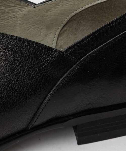 alfredoBANNISTER / アルフレッド・バニスター シューズ | 【26S/S】Vカット レザー スリッポン シューズ【予約】 | 詳細9