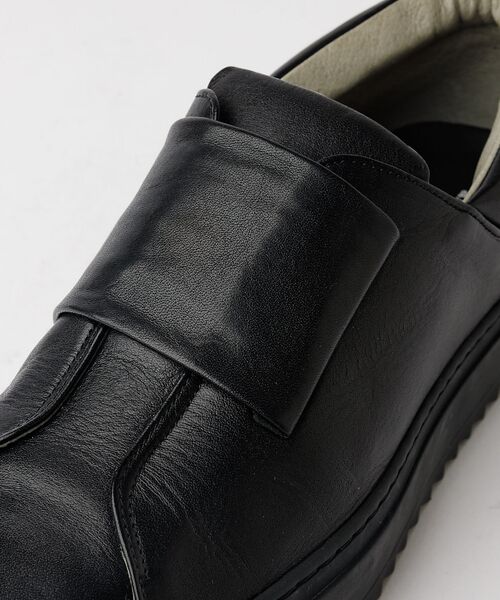 alfredoBANNISTER / アルフレッド・バニスター シューズ | 【Margom社】ビッグストラップ レザー スリッポン スニーカー【予約】 | 詳細6
