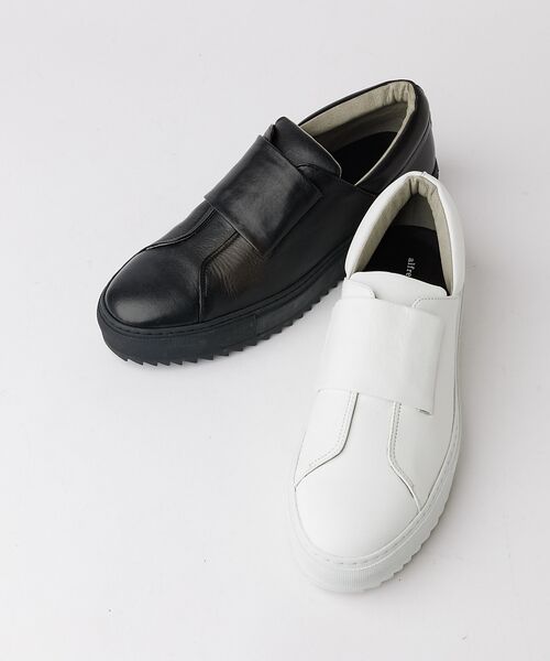 alfredoBANNISTER / アルフレッド・バニスター シューズ | 【Margom社】ビッグストラップ レザー スリッポン スニーカー【予約】 | 詳細10