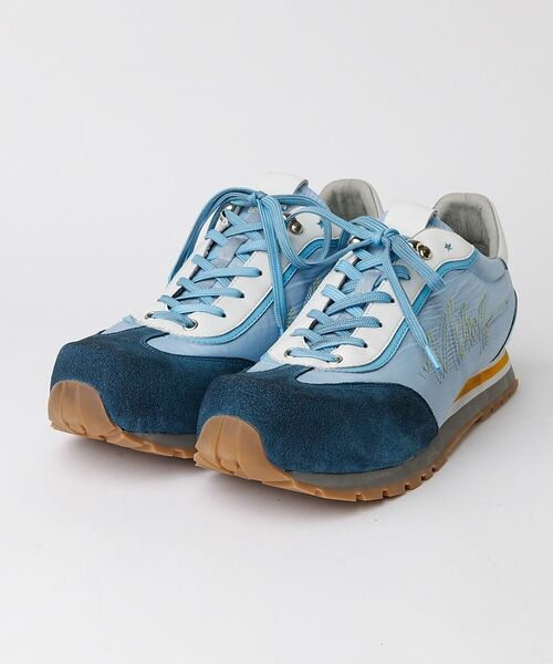 alfredoBANNISTER / アルフレッド・バニスター スニーカー | 【26S/S】ヴィンテージ コンビネーション スニーカー【予約】（ブルー）