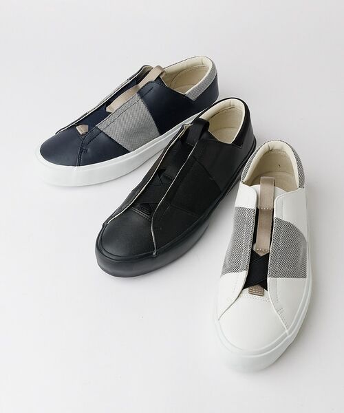 alfredoBANNISTER / アルフレッド・バニスター シューズ | 【26S/S】比翼 スリッポン スニーカー【予約】 | 詳細1