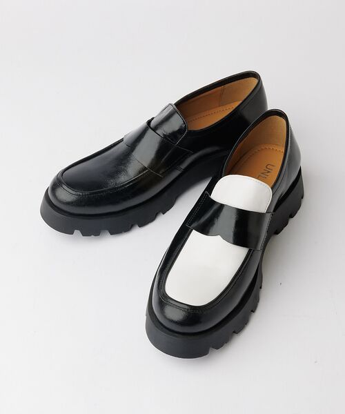 alfredoBANNISTER / アルフレッド・バニスター シューズ | 【ボリュームソール / 厚底】本革 レザー ローファー【予約】 | 詳細1