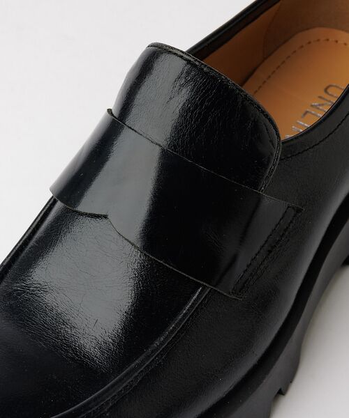 alfredoBANNISTER / アルフレッド・バニスター シューズ | 【ボリュームソール / 厚底】本革 レザー ローファー【予約】 | 詳細9