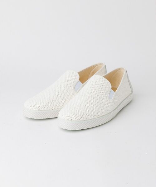 alfredoBANNISTER / アルフレッド・バニスター スニーカー | 【26S/S berevere別注】エラスティック サマースリッポン【予約】(ホワイト)
