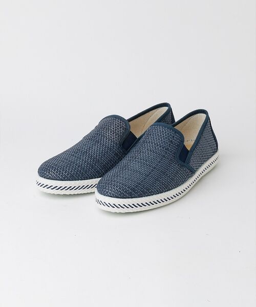 alfredoBANNISTER / アルフレッド・バニスター スニーカー | 【26S/S berevere別注】エラスティック サマースリッポン【予約】(ネイビー)