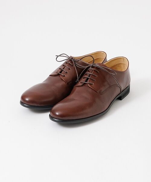 alfredoBANNISTER / アルフレッド・バニスター シューズ | 【定番】ソフトレザー プレーントゥシューズ(ダークブラウン)
