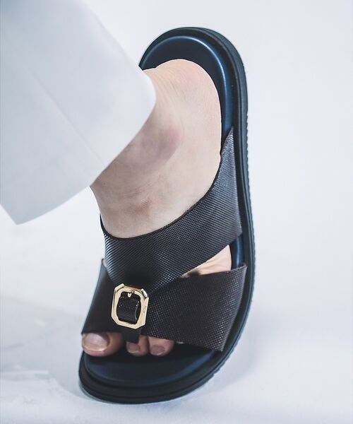 alfredoBANNISTER / アルフレッド・バニスター サンダル | レザー バックル サンダル | 詳細9