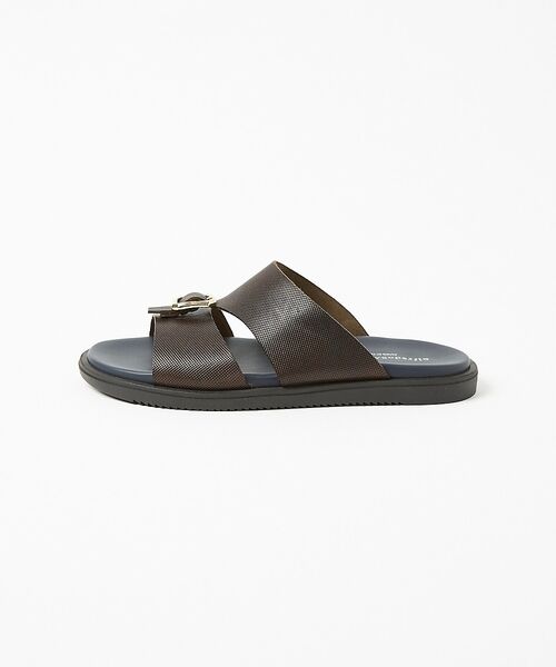 alfredoBANNISTER / アルフレッド・バニスター サンダル | レザー バックル サンダル（ダークブラウン）