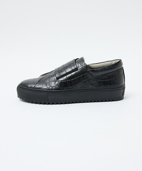 alfredoBANNISTER / アルフレッド・バニスター シューズ | 【26A/W】ビッグストラップ クロコレザー スリッポン【予約】 | 詳細1