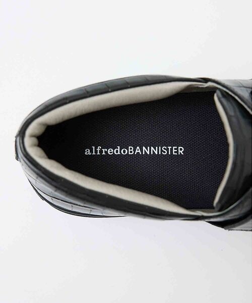 alfredoBANNISTER / アルフレッド・バニスター シューズ | 【26A/W】ビッグストラップ クロコレザー スリッポン【予約】 | 詳細11