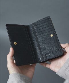 alfredoBANNISTER / アルフレッド・バニスター 財布・コインケース・マネークリップ | 【牛革・長財布】シボレザー ラインデザイン 二つ折り