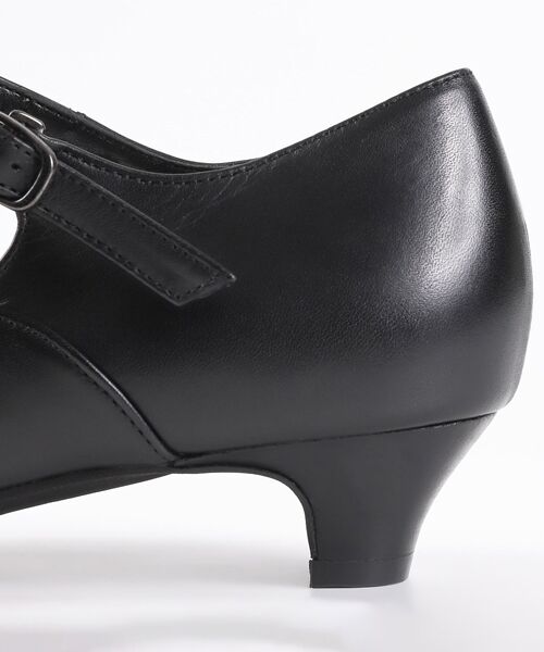 BARCLAY パンプス BARCLAY（バークレー）ローヒールパンプス ブラックスエード