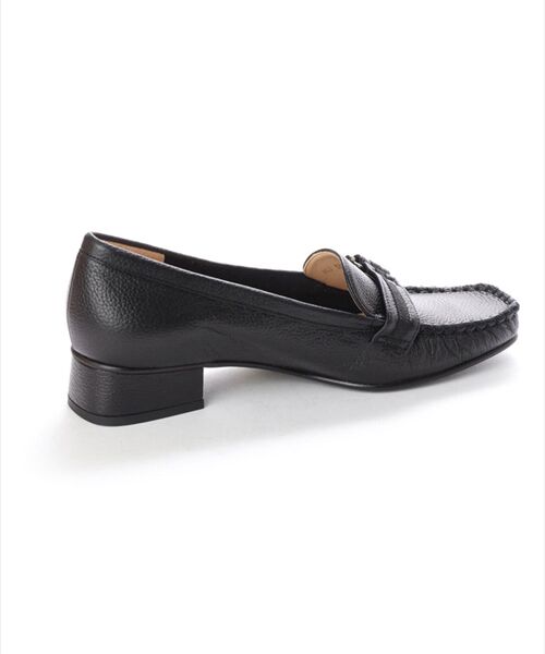 BARCLAY / バークレー フラットシューズ | ベルトデザイン 手編みモカシンパンプス | 詳細2