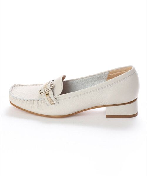 BARCLAY / バークレー ビジネス・ドレスシューズ | ベルトデザイン 手編みモカシンパンプス | 詳細1