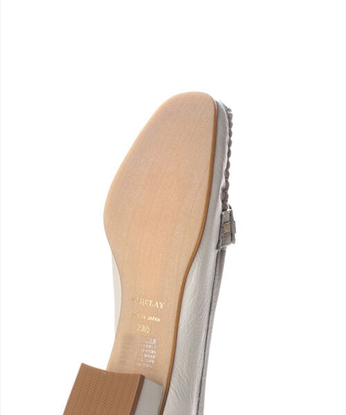 BARCLAY / バークレー ビジネス・ドレスシューズ | ベルトデザイン 手編みモカシンパンプス | 詳細4