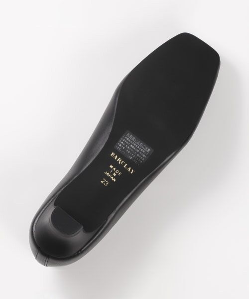 BARCLAY / バークレー パンプス | クロコバックル スクエアトゥローヒールパンプス | 詳細4