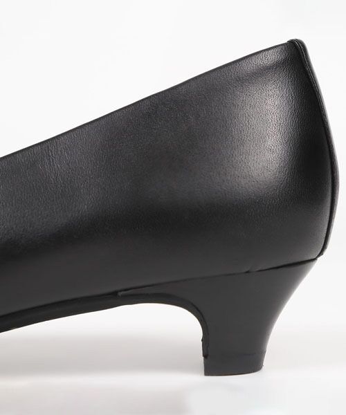 BARCLAY / バークレー パンプス | クロコバックル スクエアトゥローヒールパンプス | 詳細5