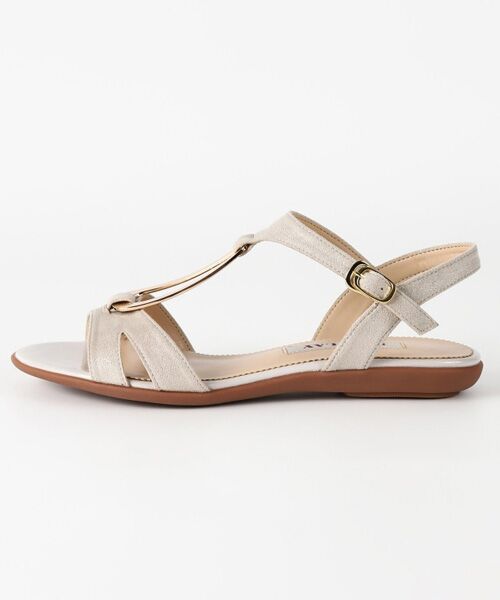 BARCLAY / バークレー サンダル | フラットソール オーナメントデザインストラップサンダル | 詳細1