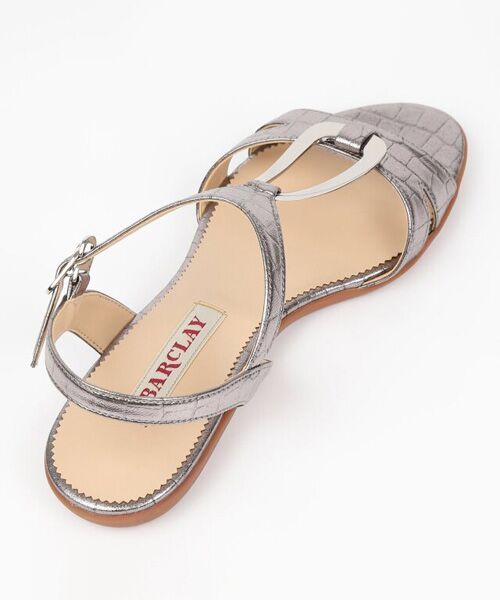BARCLAY / バークレー サンダル | フラットソール オーナメントデザインストラップサンダル | 詳細7
