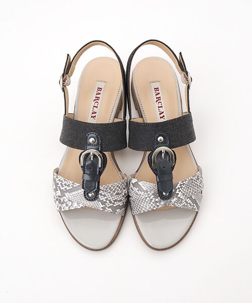 BARCLAY / バークレー サンダル | センターバックル バックストラップサンダル | 詳細1