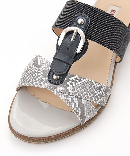 BARCLAY / バークレー サンダル | センターバックル バックストラップサンダル | 詳細6