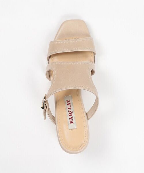 BARCLAY / バークレー サンダル | トラッドテイスト ヒールアップミュール | 詳細3