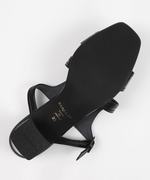 BARCLAY / バークレー サンダル | トラッドテイスト ヒールアップミュール | 詳細9
