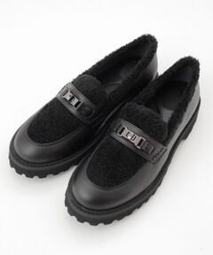 BARCLAY / バークレー ビジネス・ドレスシューズ | ボア素材ローファー