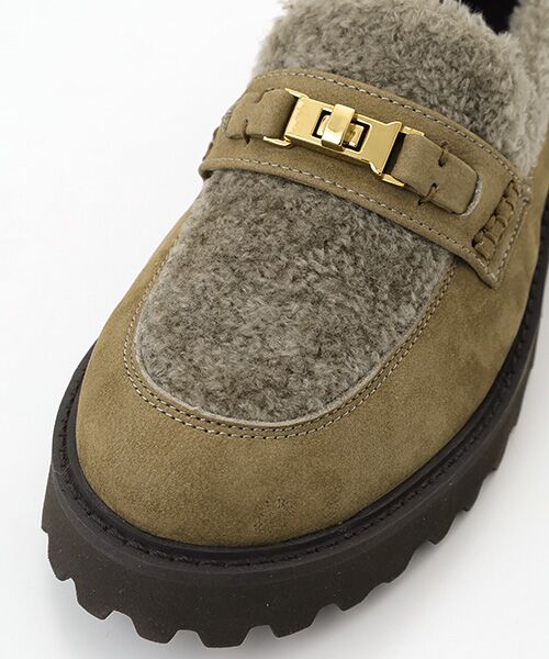 BARCLAY / バークレー ビジネス・ドレスシューズ | ボア素材ローファー | 詳細7