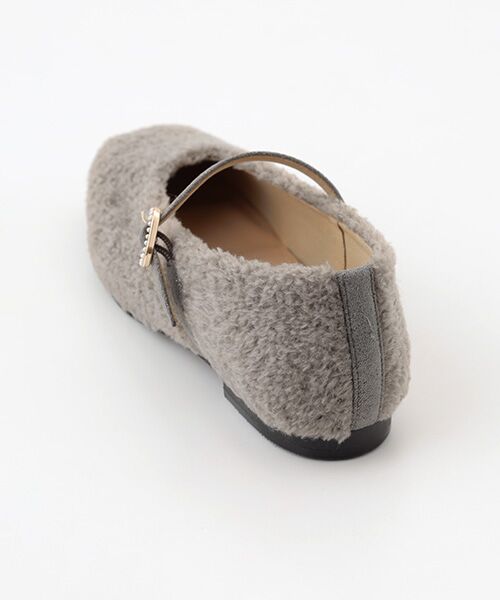 BARCLAY / バークレー フラットシューズ | メリージェーンボアパンプス | 詳細4