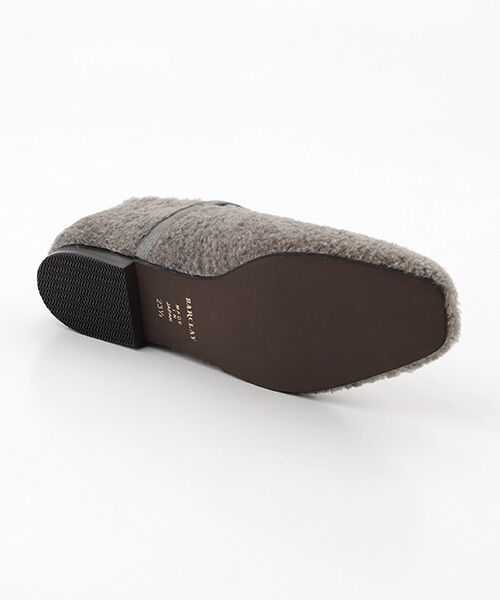 BARCLAY / バークレー フラットシューズ | メリージェーンボアパンプス | 詳細5