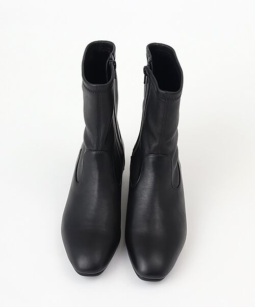 BARCLAY / バークレー ブーツ（ショート丈） | ソフトスクエアストレッチブーツ | 詳細1