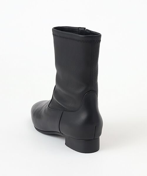 BARCLAY / バークレー ブーツ（ショート丈） | ソフトスクエアストレッチブーツ | 詳細4