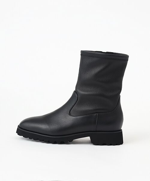 BARCLAY / バークレー ブーツ（ショート丈） | 厚底ソフトスクエアストレッチブーツ | 詳細2