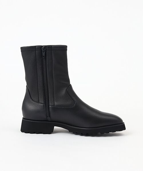 BARCLAY / バークレー ブーツ（ショート丈） | 厚底ソフトスクエアストレッチブーツ | 詳細3