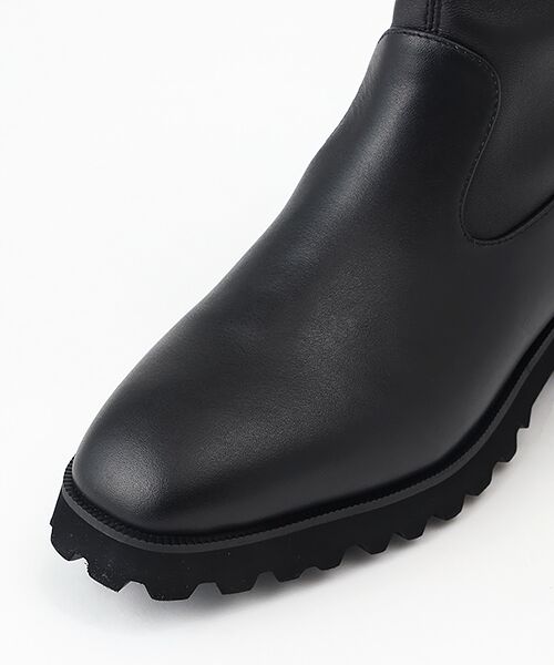 BARCLAY / バークレー ブーツ（ショート丈） | 厚底ソフトスクエアストレッチブーツ | 詳細6